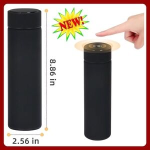 Smart‎ Travel Mug LED Temperature Display 16oz SUS316 Stainless Steel Coffee Tea